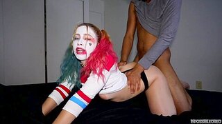 Slender Gigantic Brilliant Bod Phat Ass White Girl Harley Quinn Poked & Creampied By Big Black Cock Pt. 2. Inpossibleoreoo