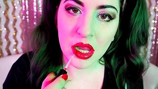 100 Layers Of Crimson Lipgloss Asmr Smooches