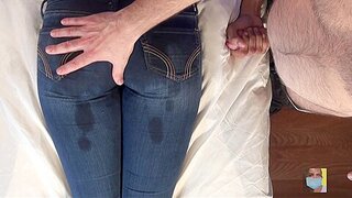 Omg! He Wrecked My Jeans. Point Of View Culo Rubdown Finger Denim Fetish