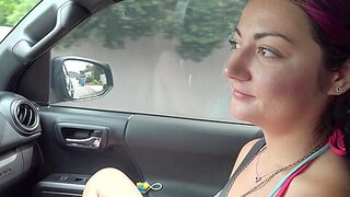 Lily Adams Car Fuck-a-thon 2